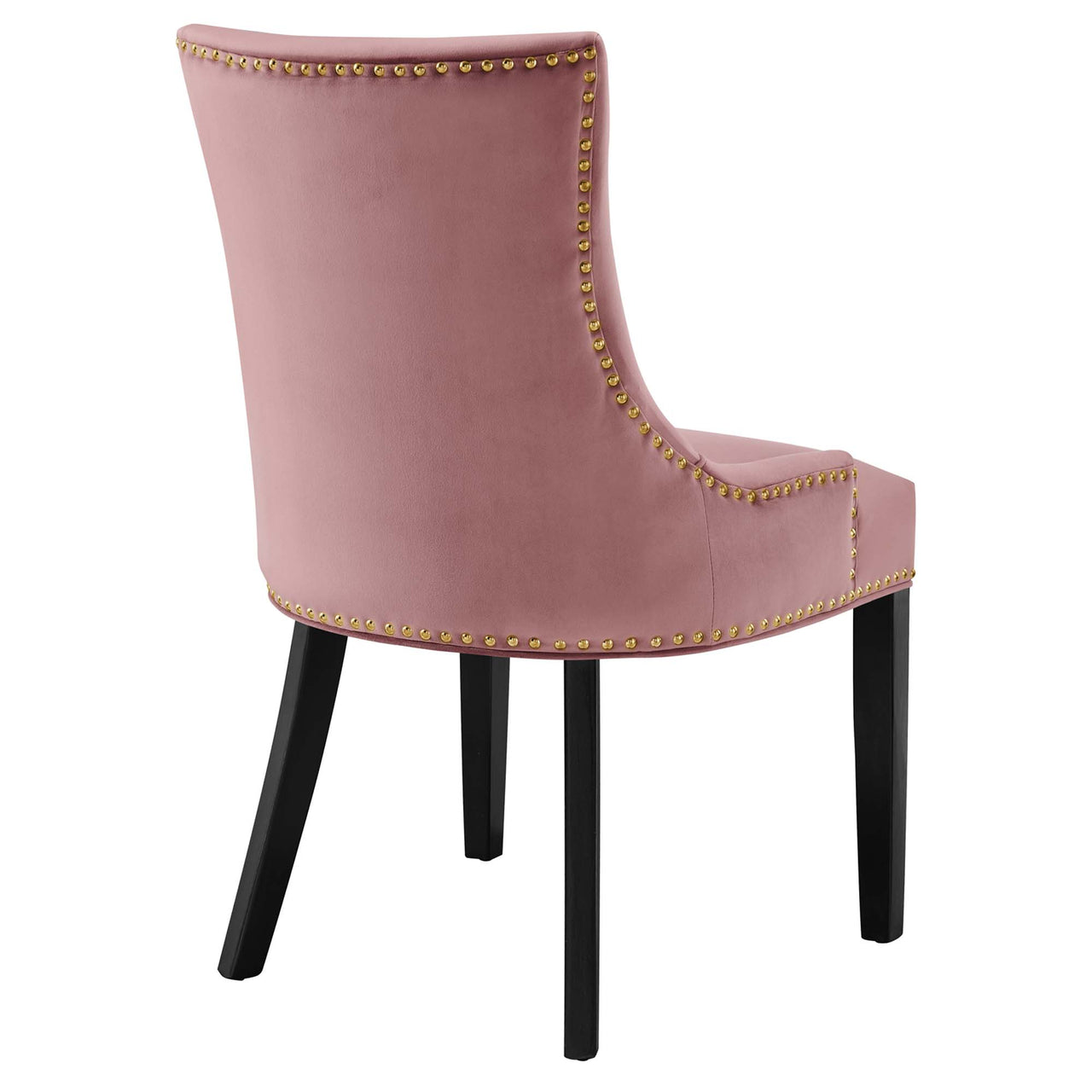 Marvelle Velvet Dining Chair Set of 2, Dusty Rose