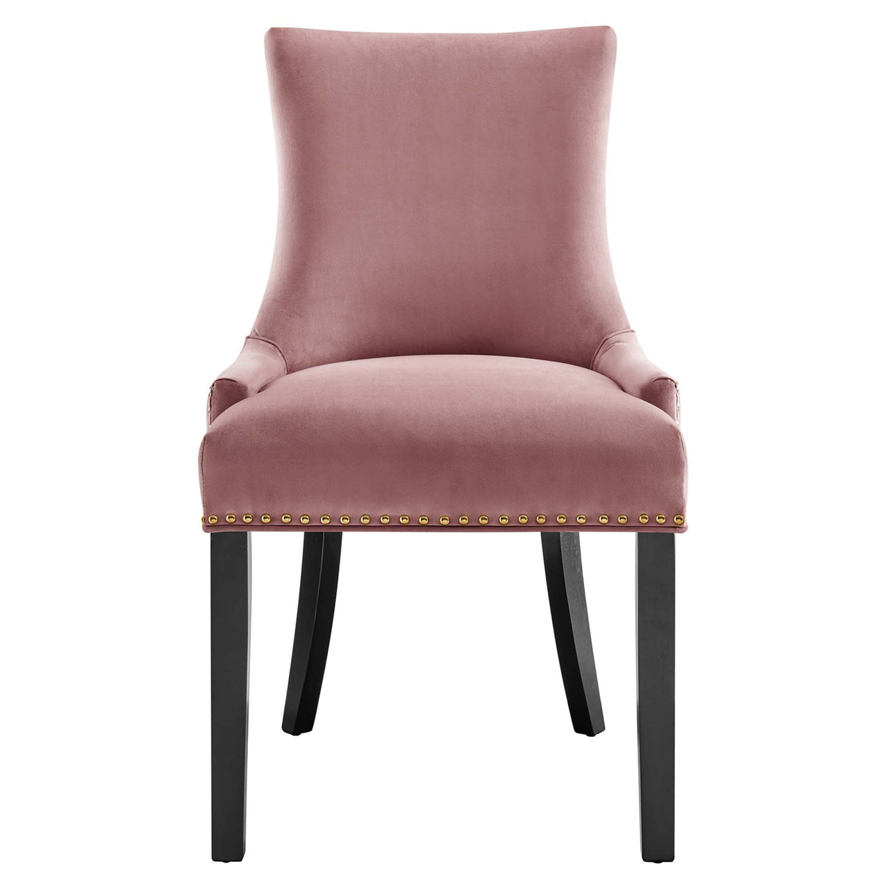 Marvelle Velvet Dining Chair Set of 2, Dusty Rose