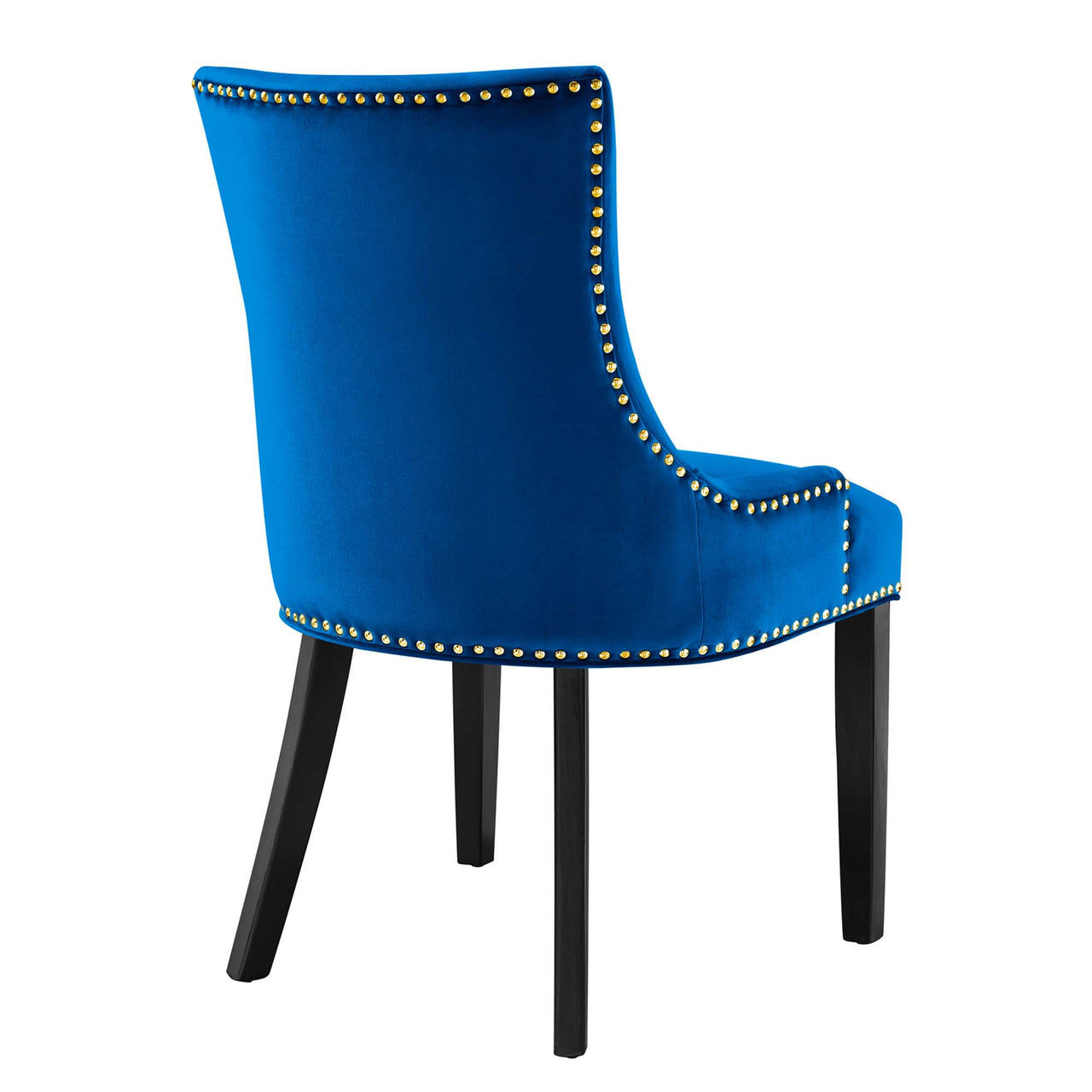 Marvelle Velvet Dining Chair Set of 2, Navy