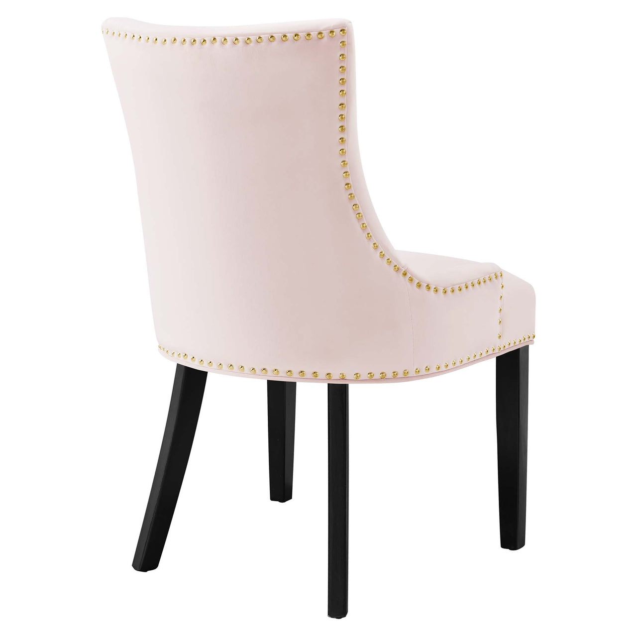 Marvelle Velvet Dining Chair Set of 2, Pink