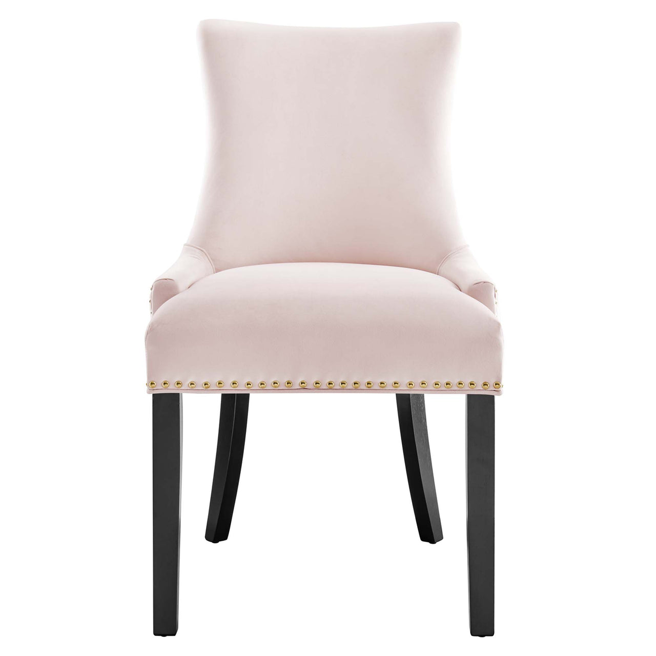 Marvelle Velvet Dining Chair Set of 2, Pink