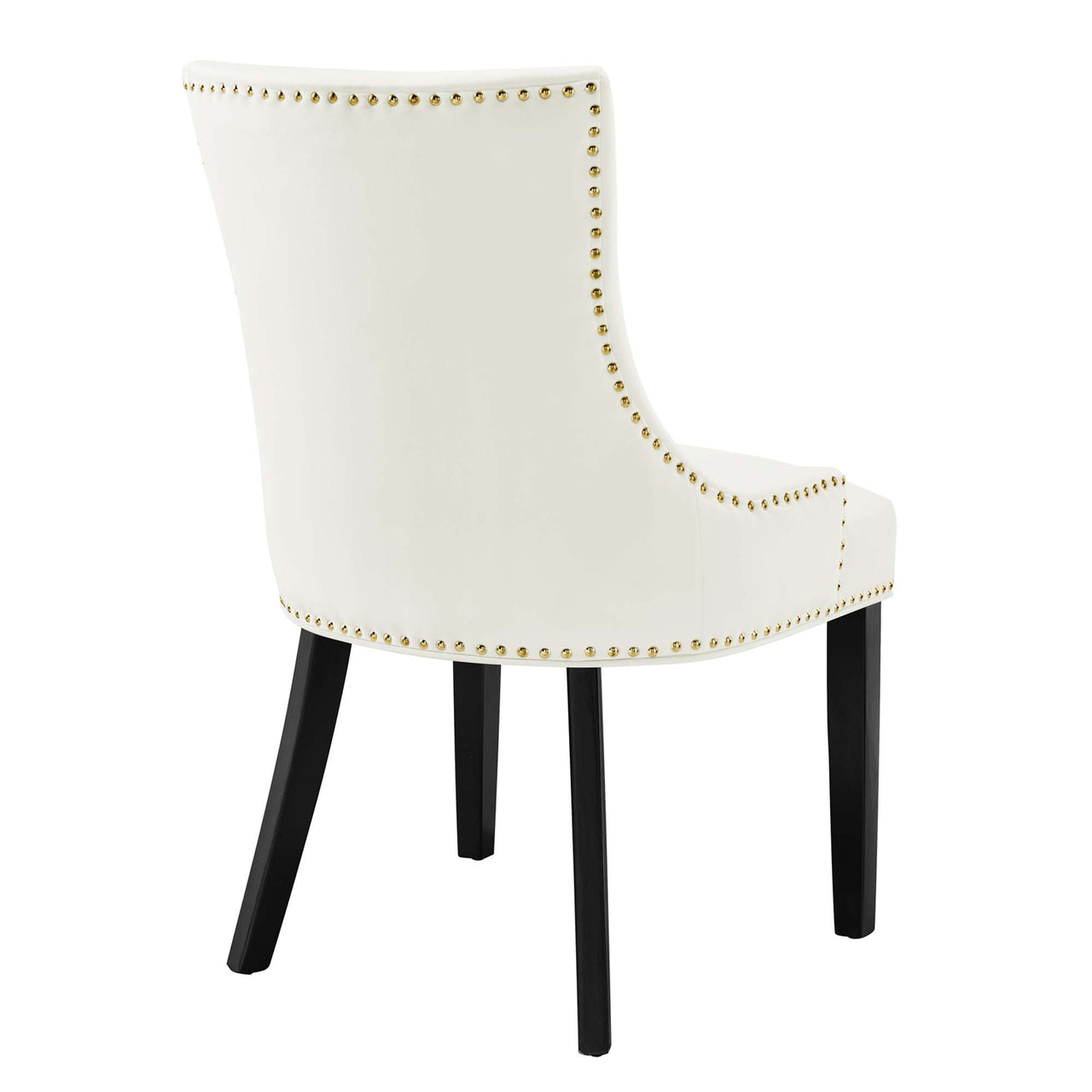 Marvelle Velvet Dining Chair Set of 2, White