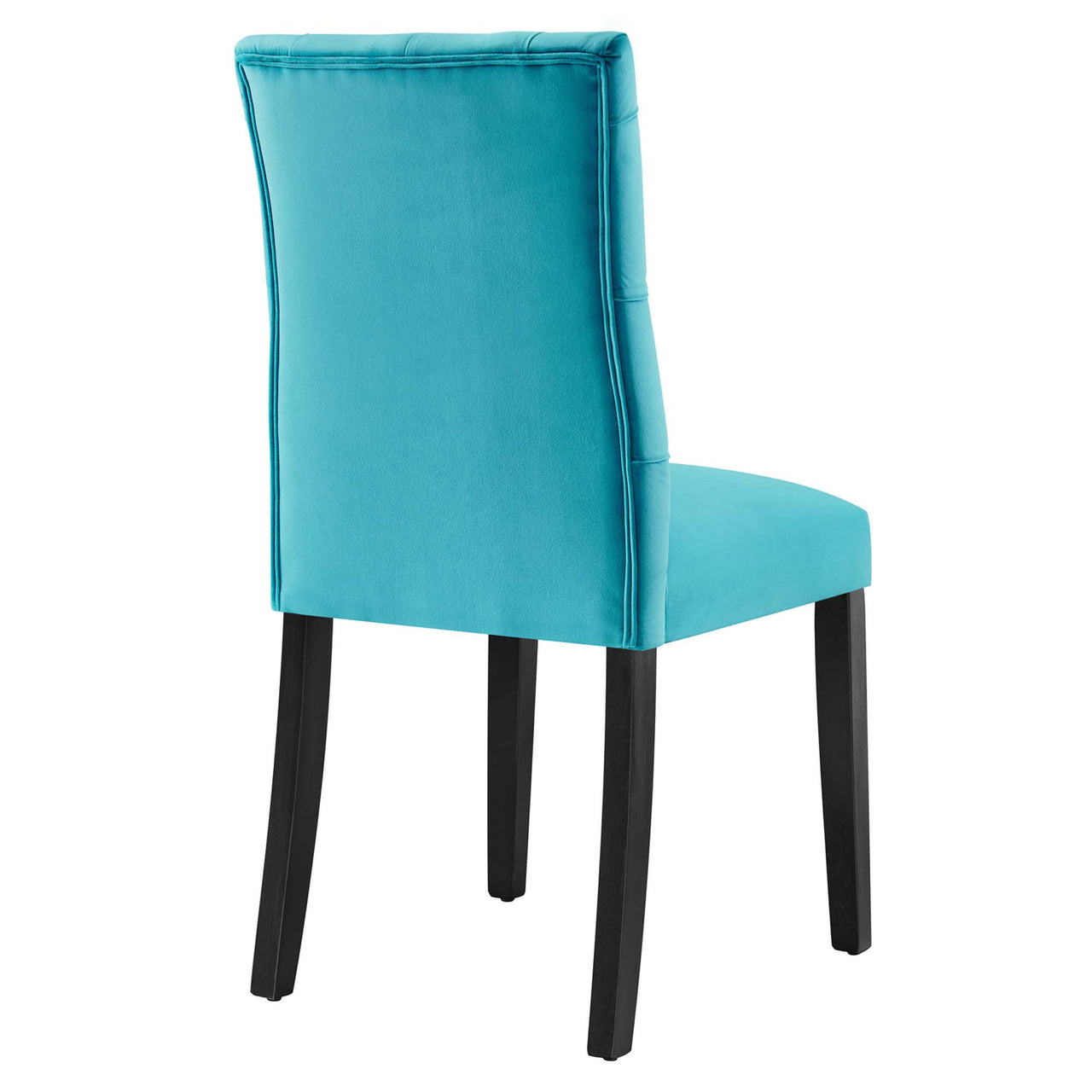 Heiress Upholstered Velvet Dining Chair Set of 2, Blue