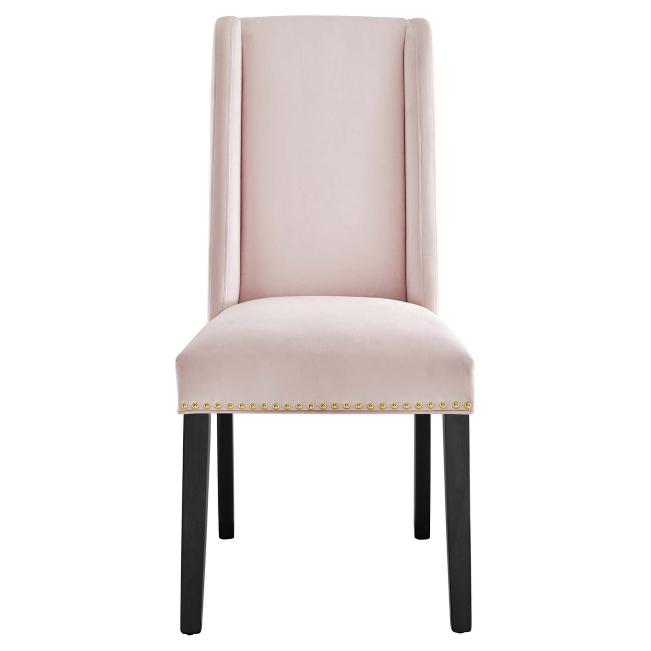 Bellare Velvet Dining Chair Set of 2, Pink