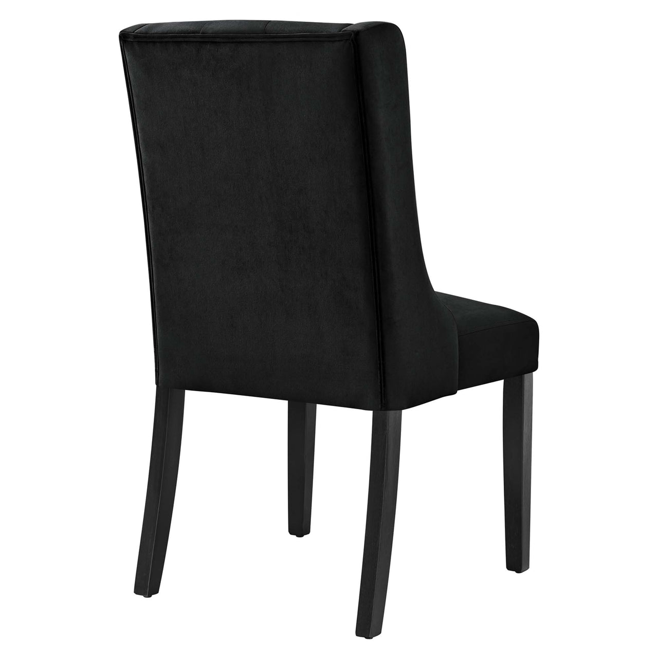 Bellarett Velvet Dining Chair Set of 2, Black