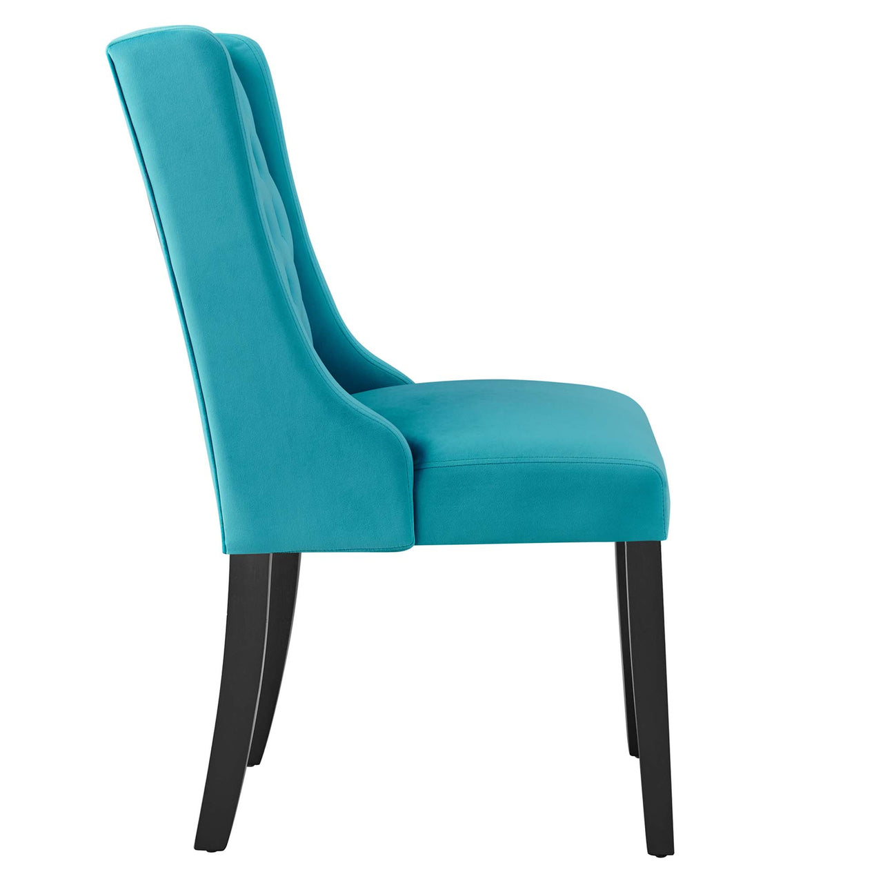 Bellarett Velvet Dining Chair Set of 2, Blue