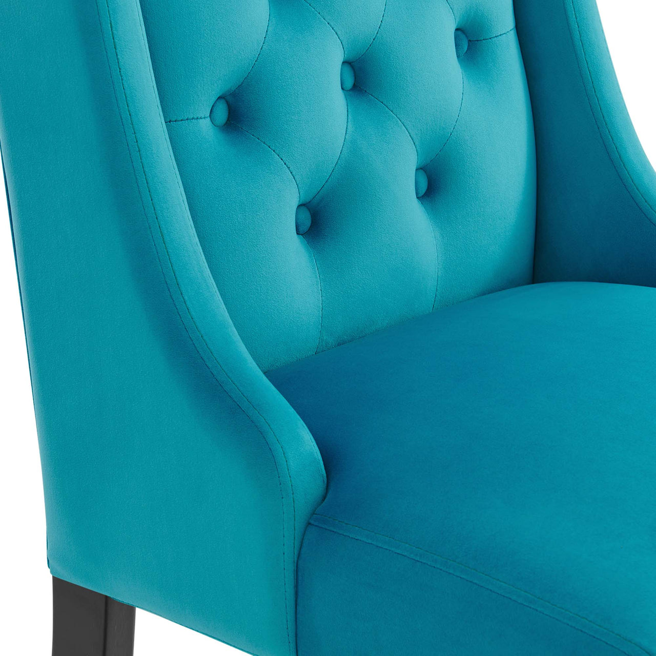 Bellarett Velvet Dining Chair Set of 2, Blue
