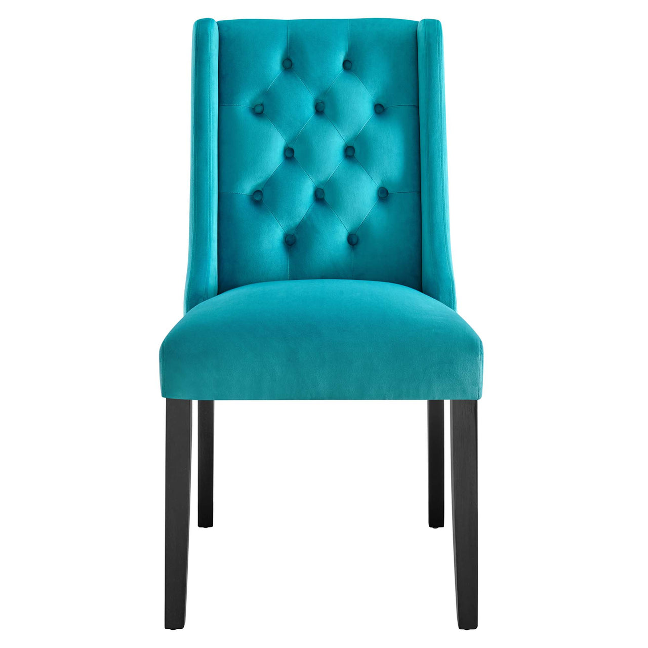Bellarett Velvet Dining Chair Set of 2, Blue