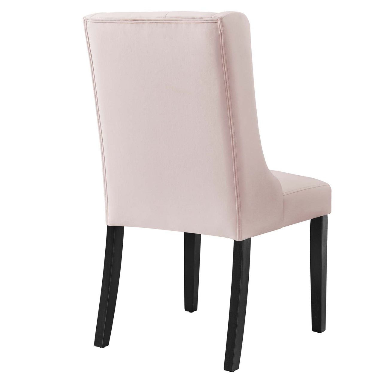 Bellarett Velvet Dining Chair Set of 2, Pink