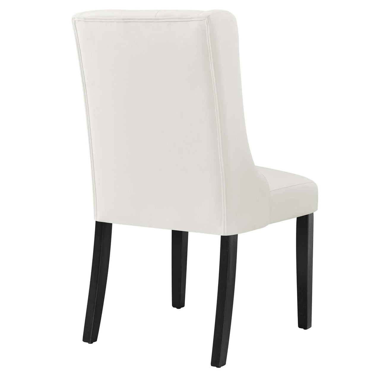 Bellarett Velvet Dining Chair Set of 2, White