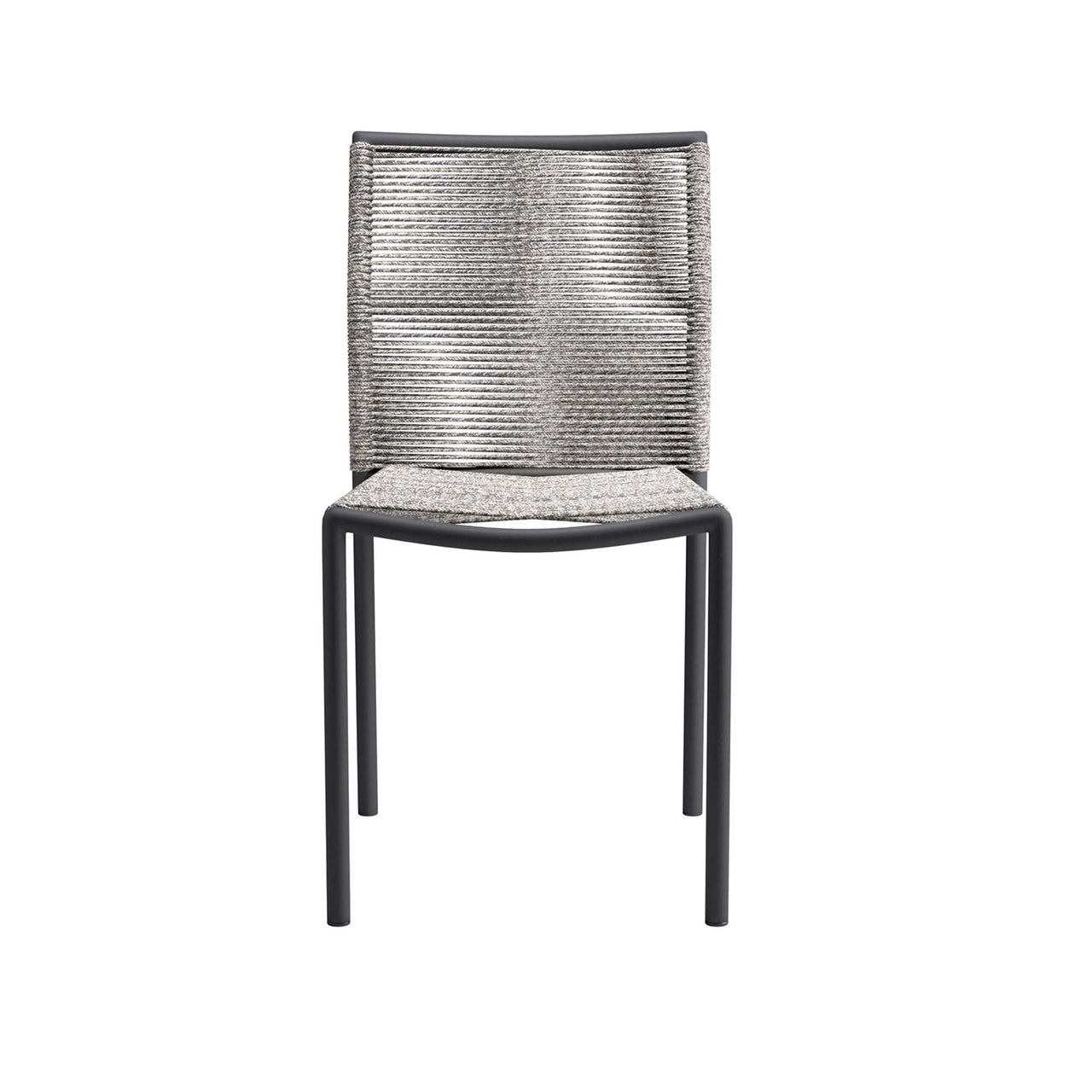 Elyrae Alfresco Dining Chair Set of 2, Light Gray