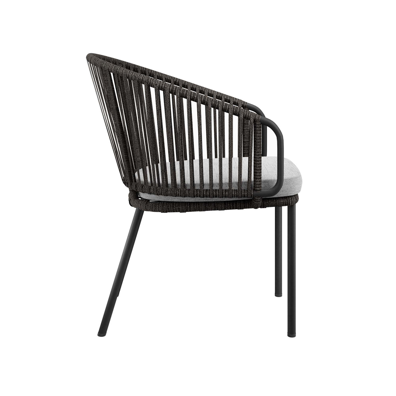 Harpion Alfresco Dining Chair, Charcoal & Gray