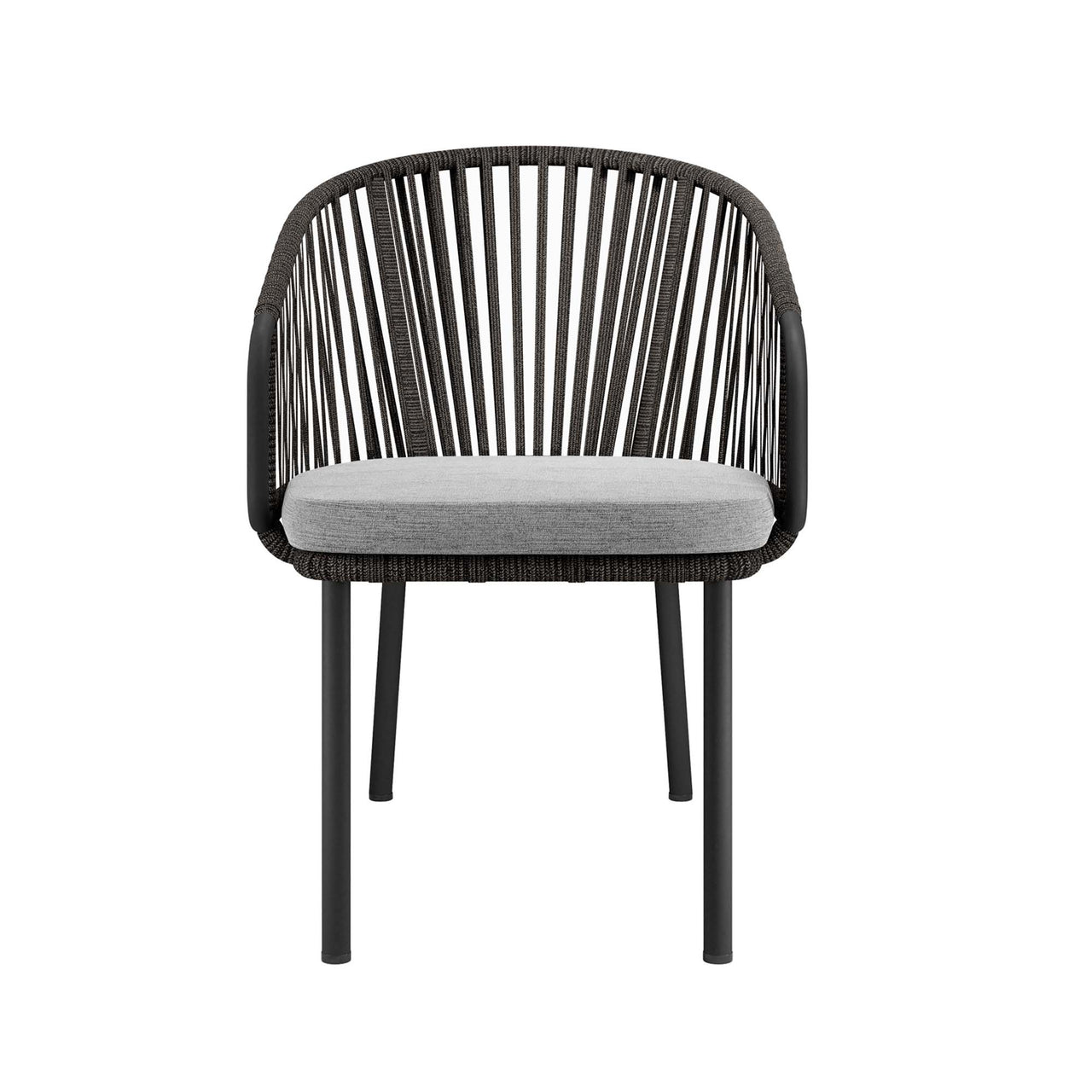 Harpion Alfresco Dining Chair, Charcoal & Gray