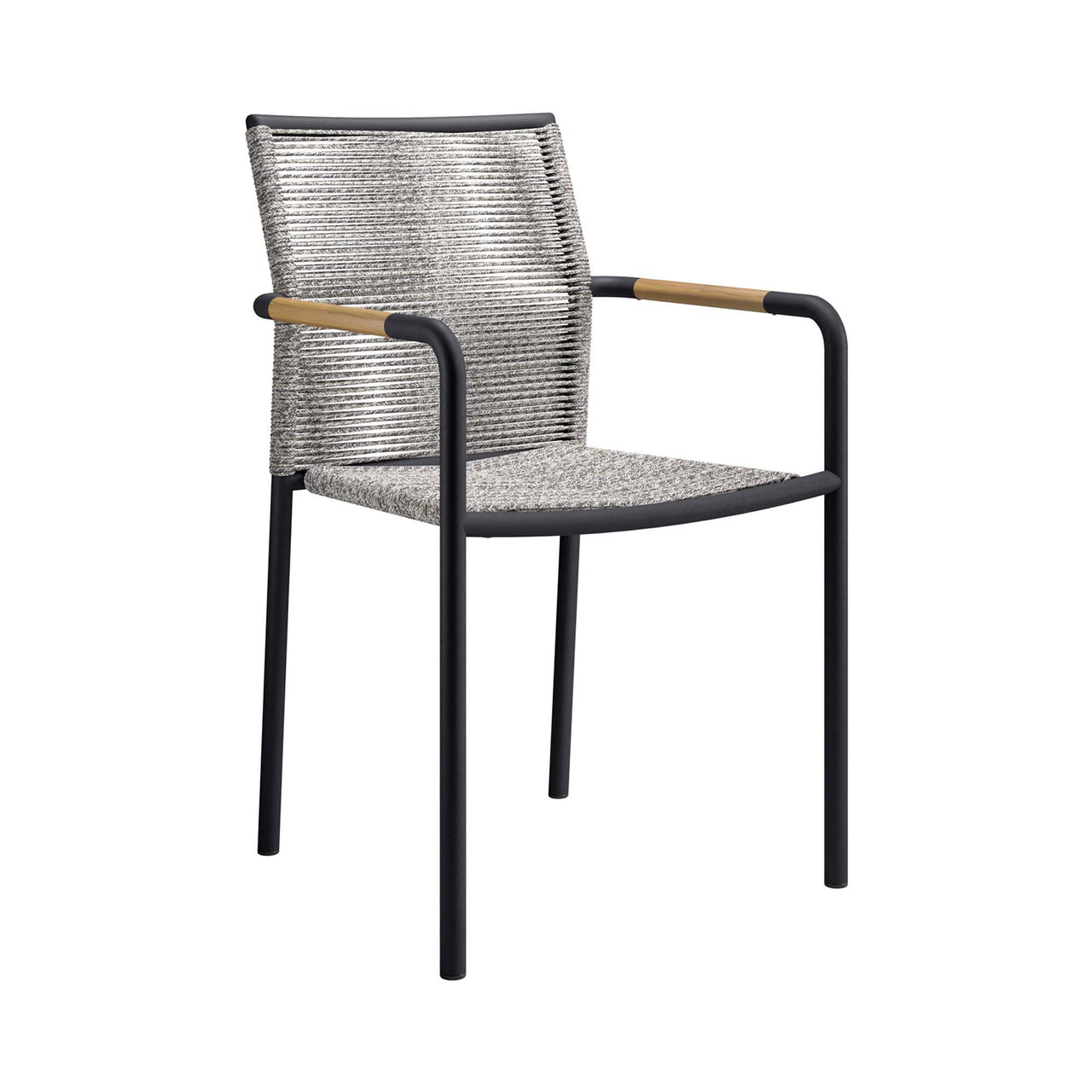 Elyrae Alfresco Dining Armchair Set of 2, Light Gray