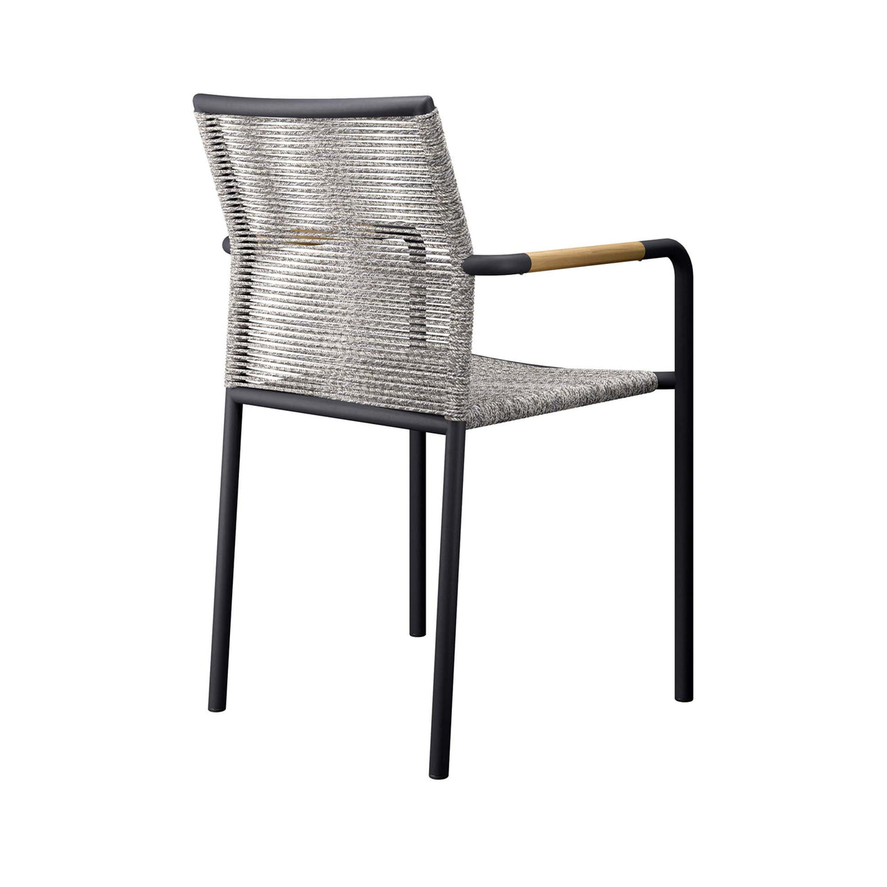 Elyrae Alfresco Dining Armchair Set of 2, Light Gray