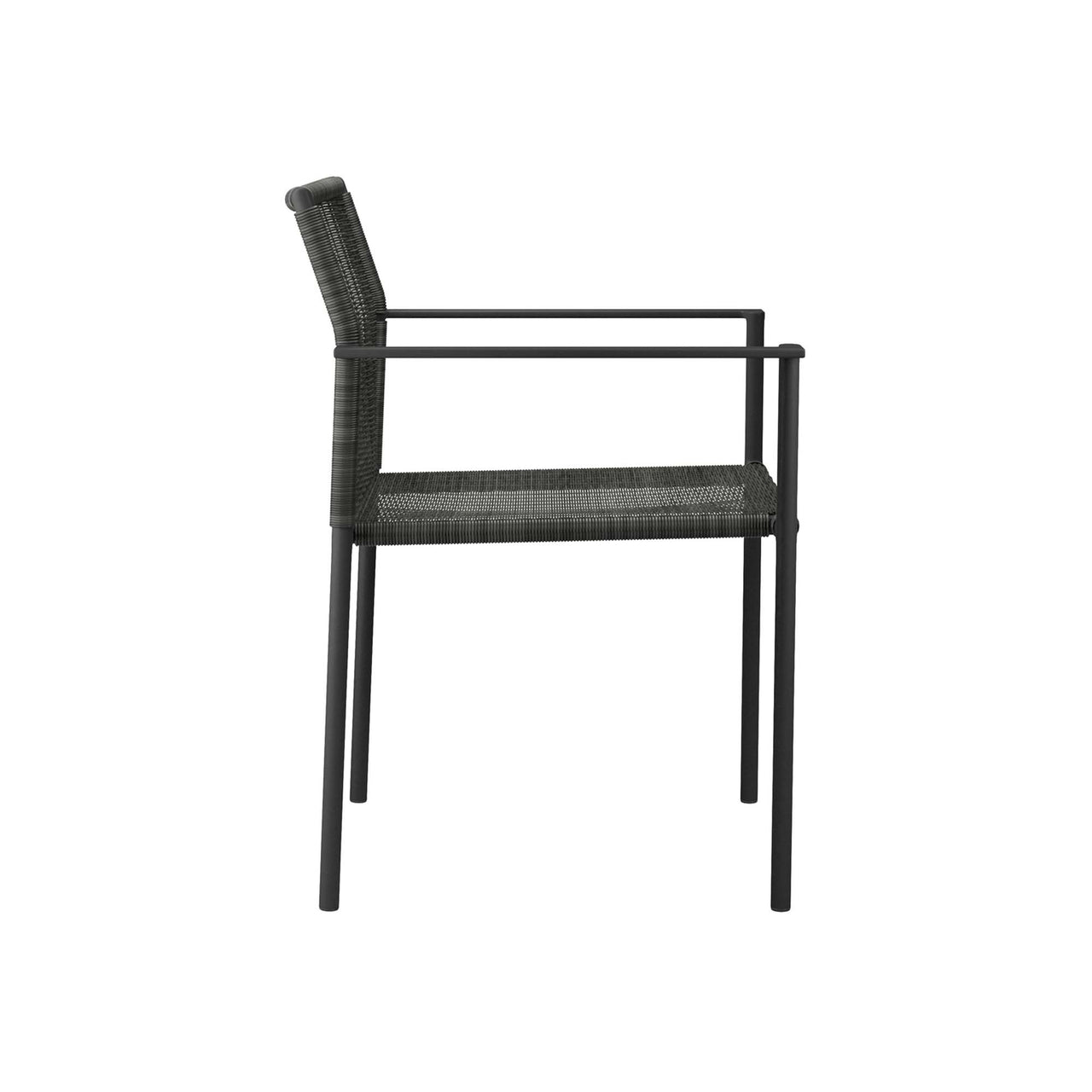 Lumisse Alfresco Dining Chair Set of 2, Charcoal