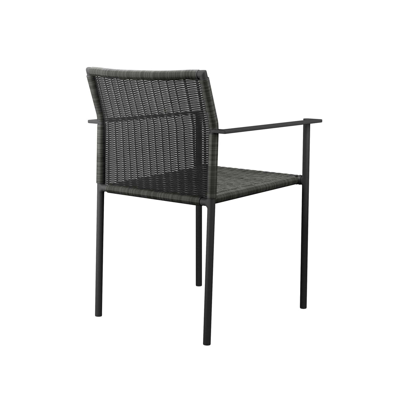 Lumisse Alfresco Dining Chair Set of 2, Charcoal