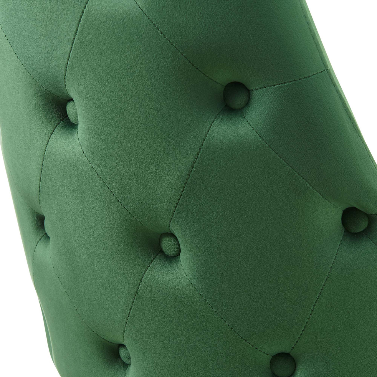 Avira Velvet Dining Chair Set of 2, Emerald