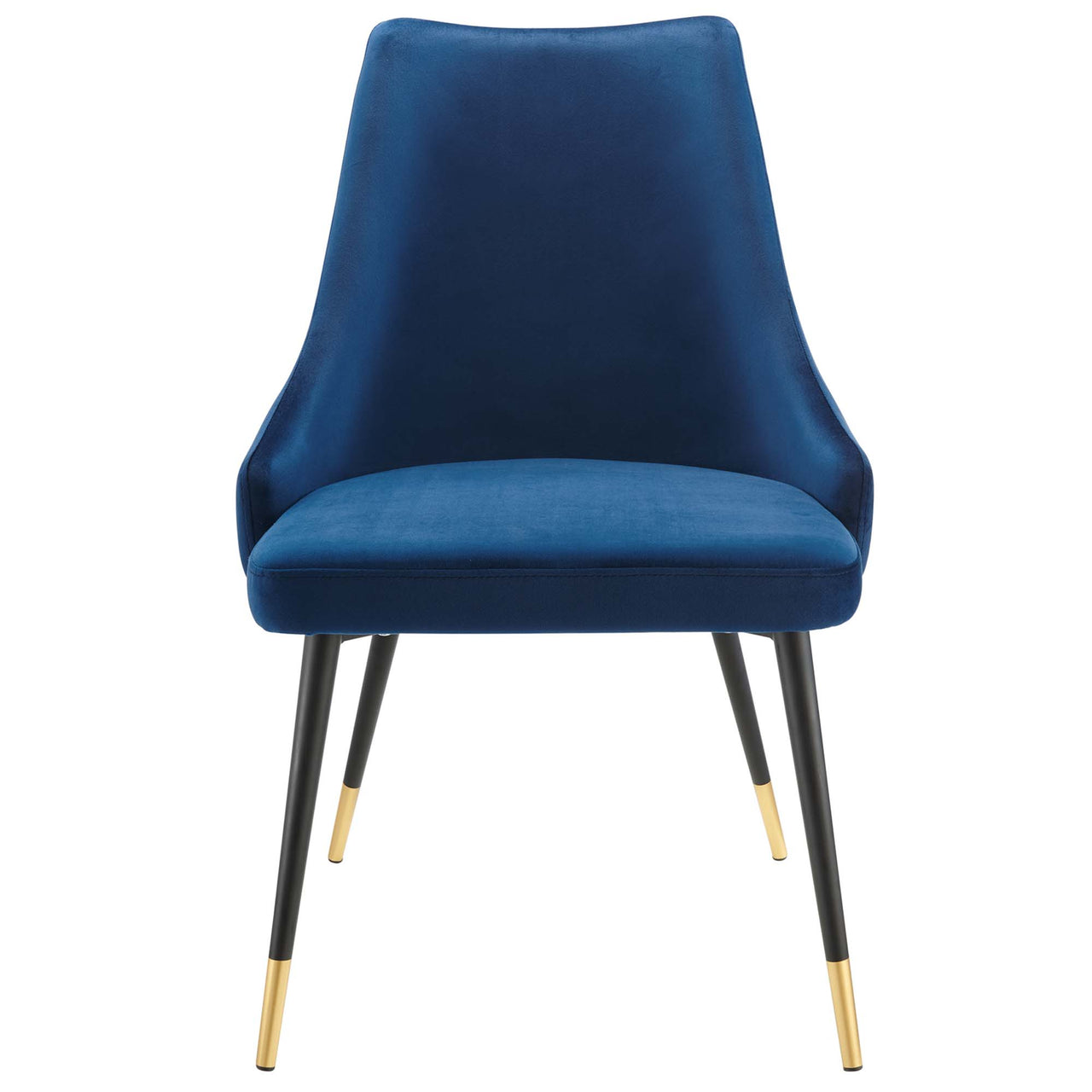 Avira Velvet Dining Chair Set of 2, Navy