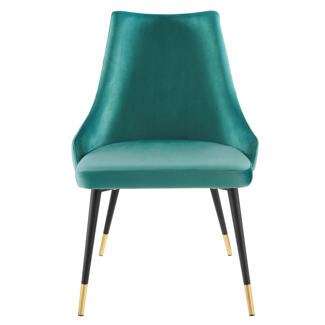 Avira Velvet Dining Chair Set of 2, Teal