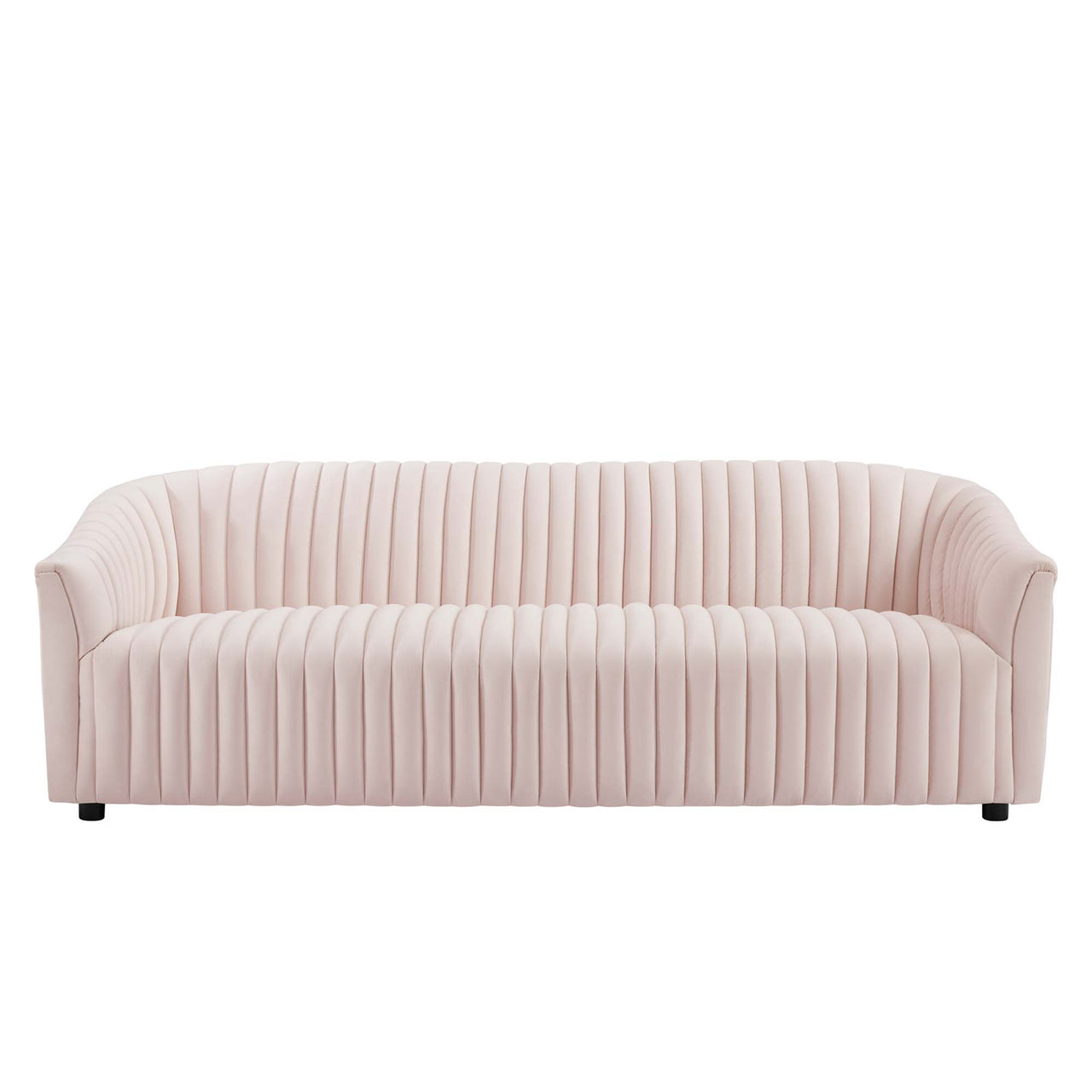 Virelle Velvet Sofa, Pink