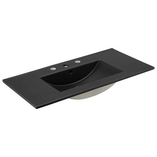 Cavelle 36" Bathroom Sink, Black