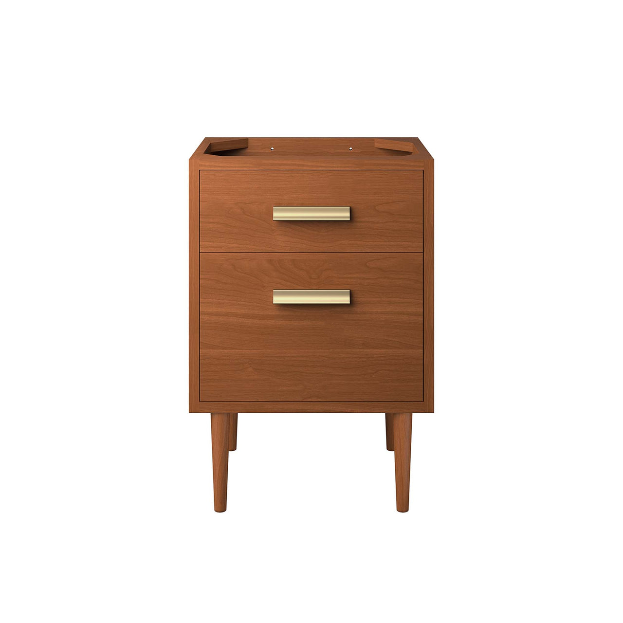 Caselle Vanity Base with Storage, Small, Natural Wood