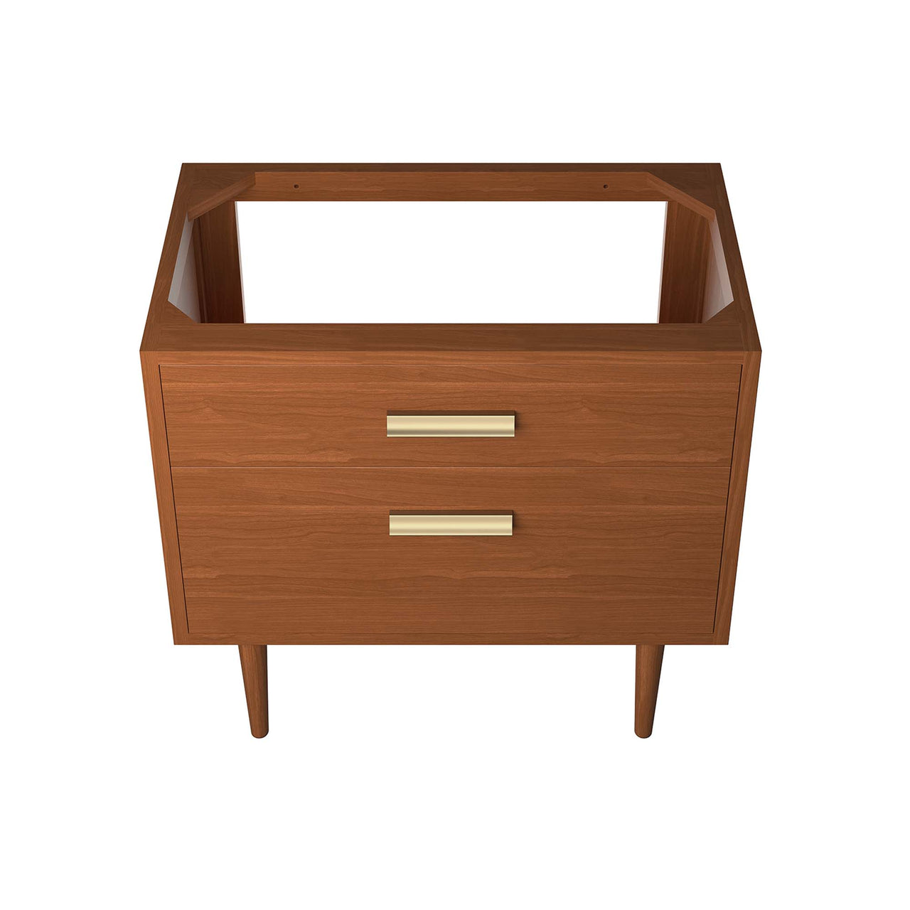 Caselle Vanity Base with Storage, Large, Natural Wood