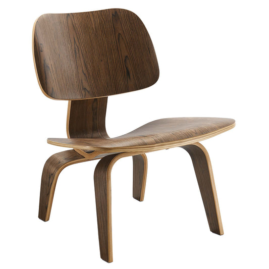 Mushroom Lounge Chair, Walnut