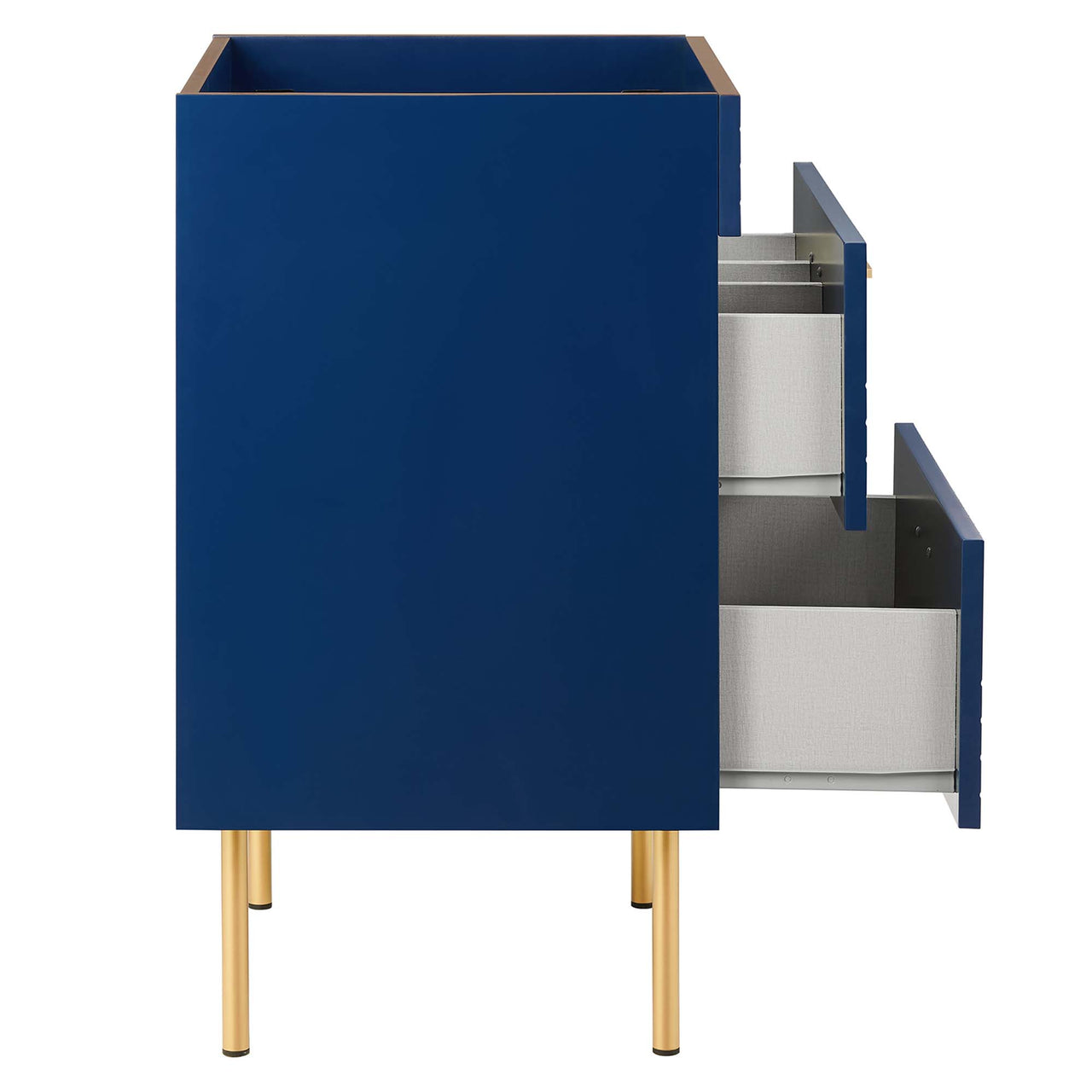 Dawnridge Vanity Base with Storage, Blue