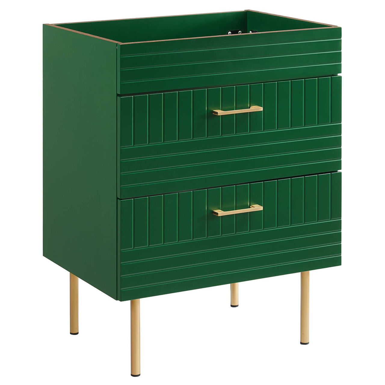 Dawnridge Vanity Base with Storage, Green