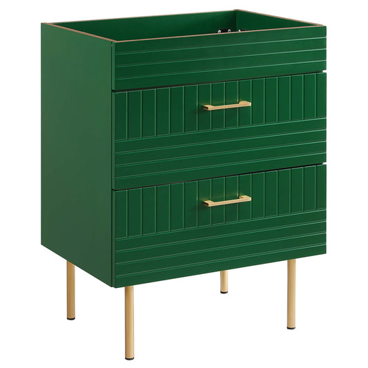 Dawnridge Vanity Base with Storage, Green