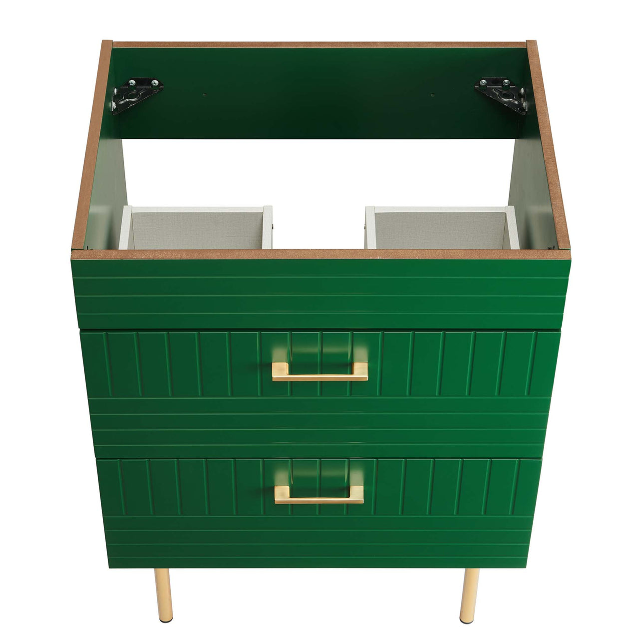 Dawnridge Vanity Base with Storage, Green