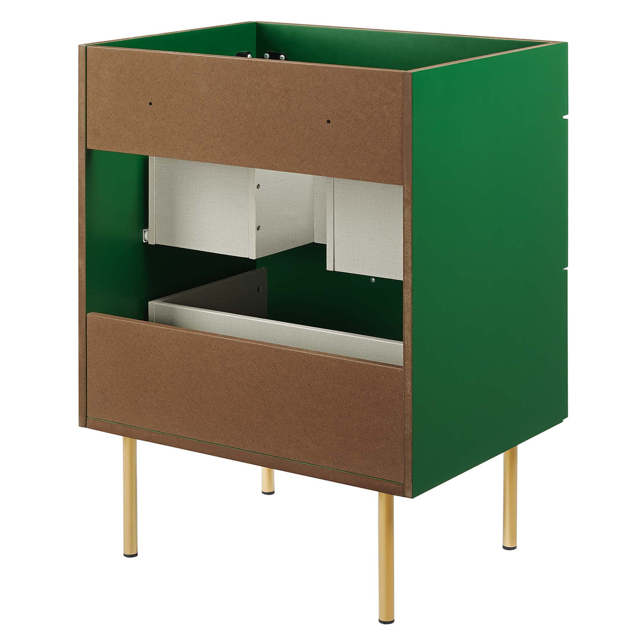 Dawnridge Vanity Base with Storage, Green