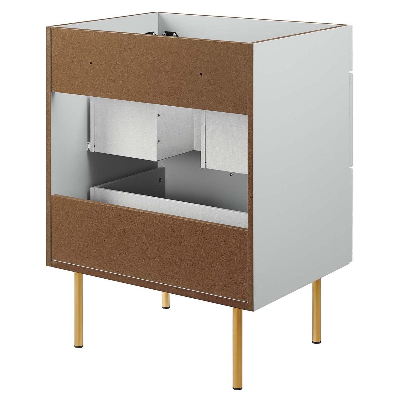 Dawnridge Vanity Base with Storage, Light Gray