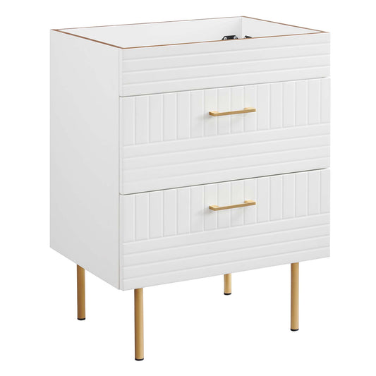 Dawnridge Vanity Base with Storage, White