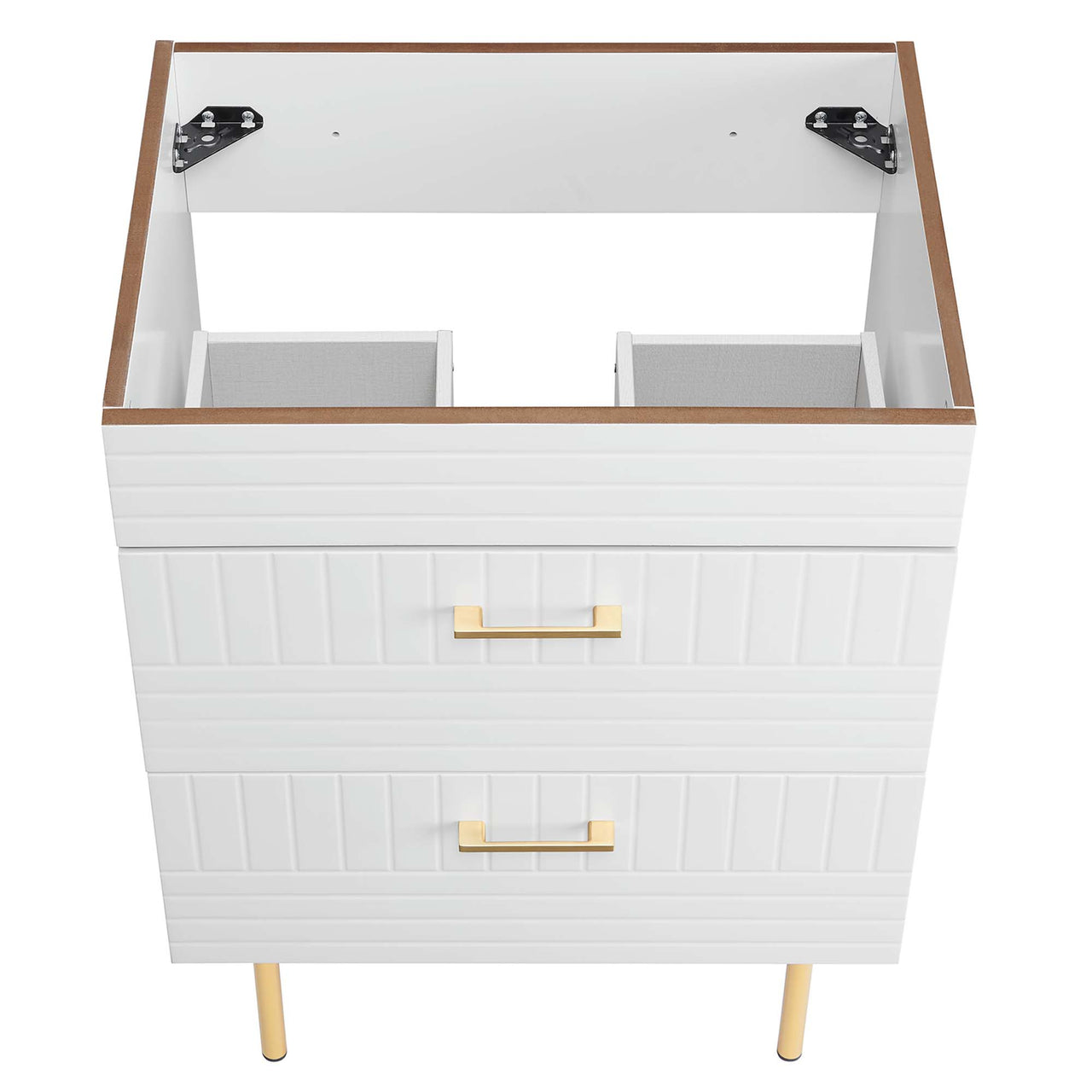 Dawnridge Vanity Base with Storage, White