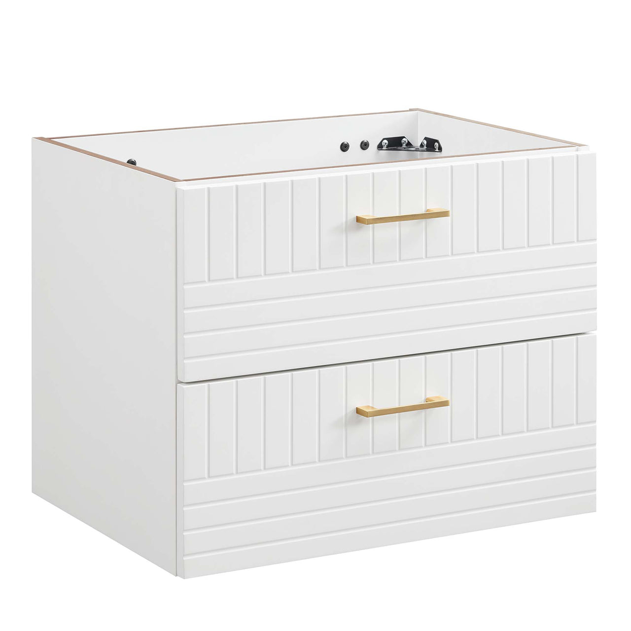 Dawnridge Levitating Vanity Base with Storage, White