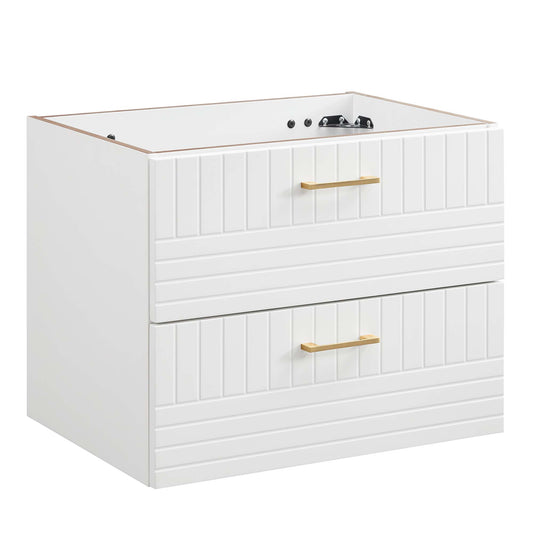 Dawnridge Levitating Vanity Base with Storage, White