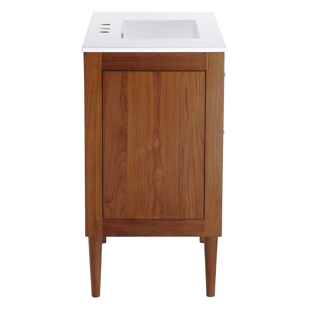 Caselle Vanity Unit, Large, Natural Wood & White