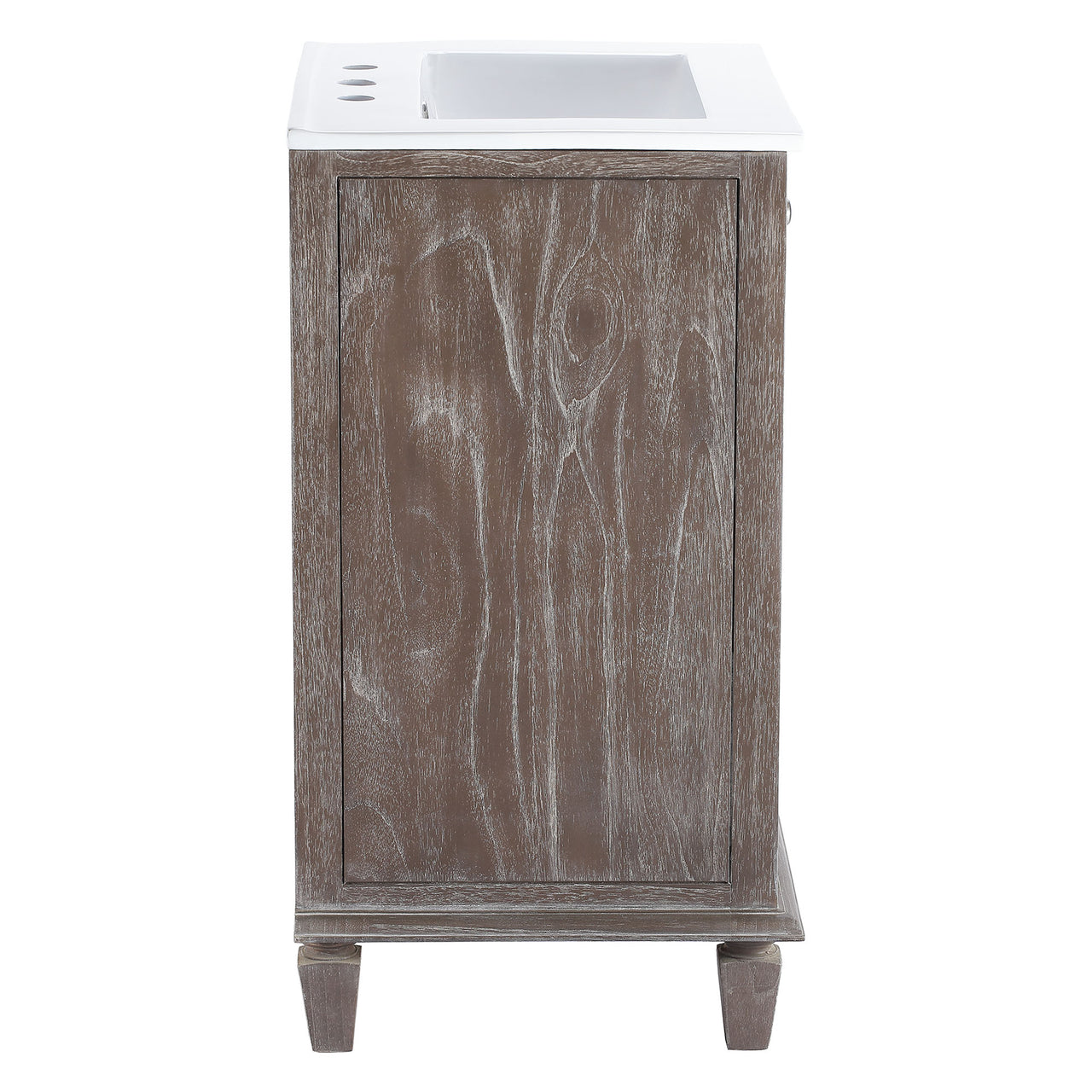 Beachside Vanity Unit, Small, Gray & White