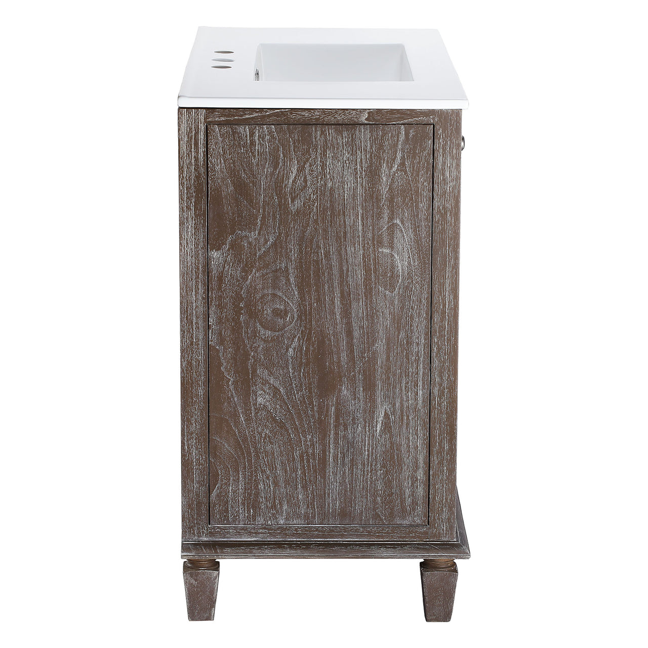 Beachside Vanity Unit, Large, Gray & White