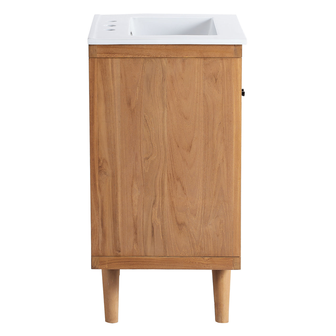 Nest Vanity Unit, Small, Natural Wood & White