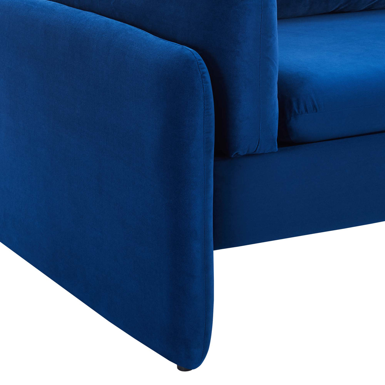 Levitate Upholstered Velvet Sofa, Navy