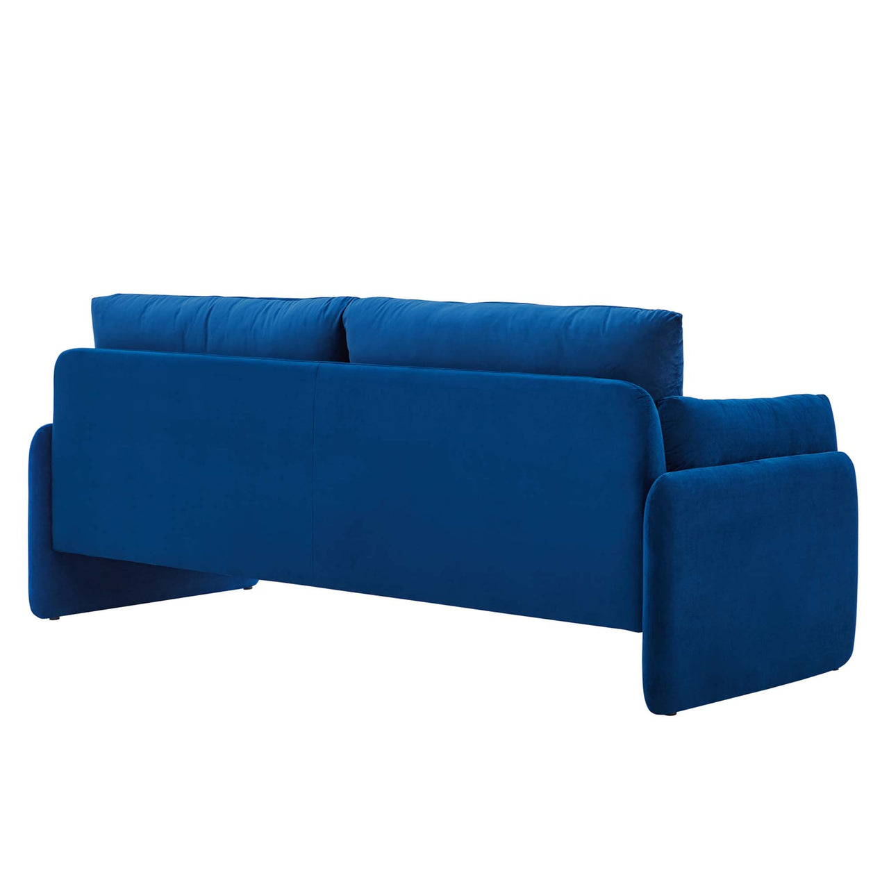 Levitate Upholstered Velvet Sofa, Navy