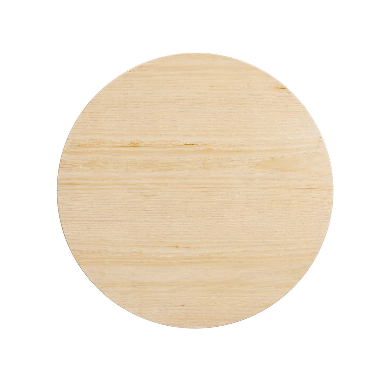 Ensemble Round Dining Table, Extra Small, White & Natural Wood