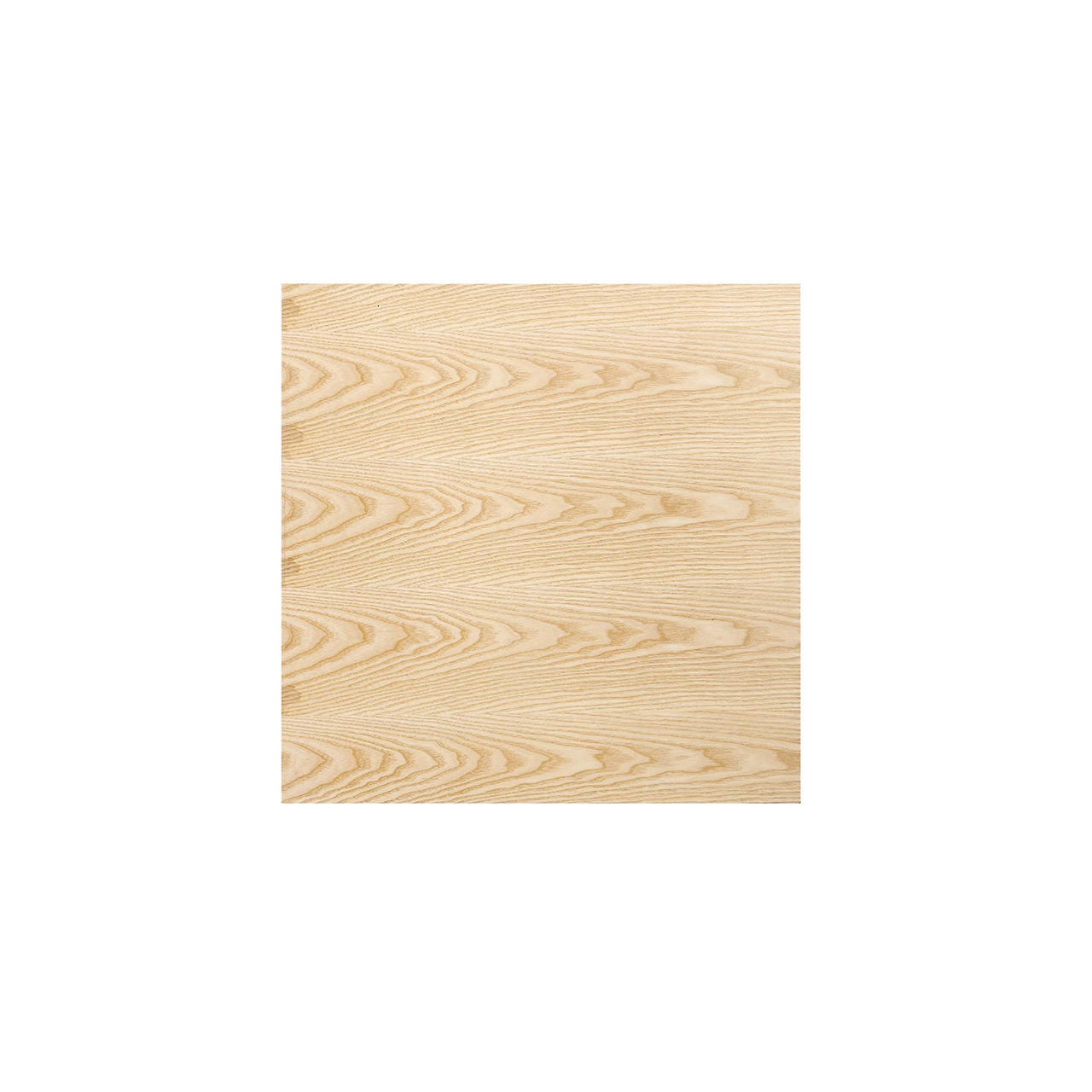 Ensemble Square Dining Table, Extra Small, White & Natural Wood