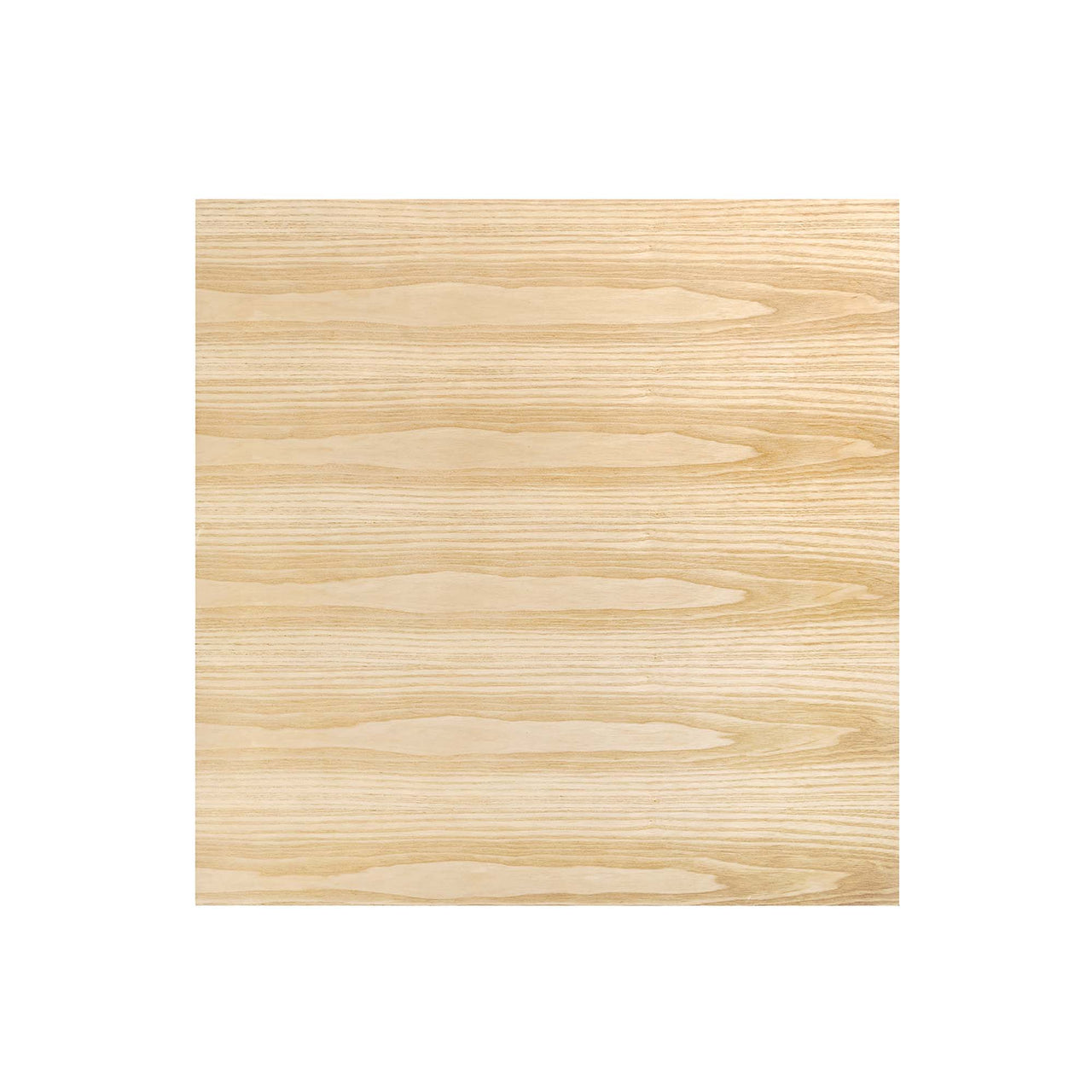 Ensemble Square Dining Table, Medium, White & Natural Wood