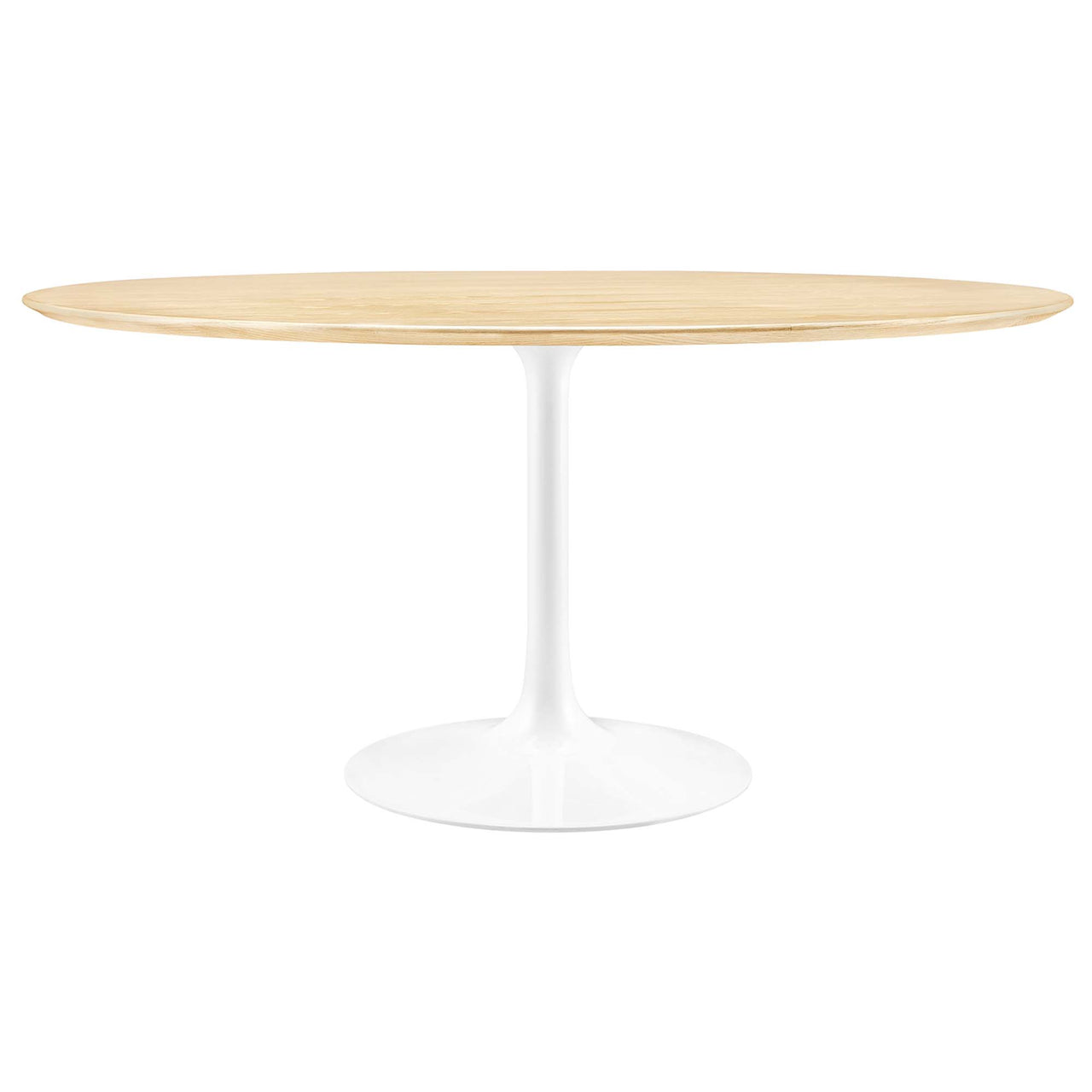 Ensemble Round Dining Table, XXL, White & Natural Wood