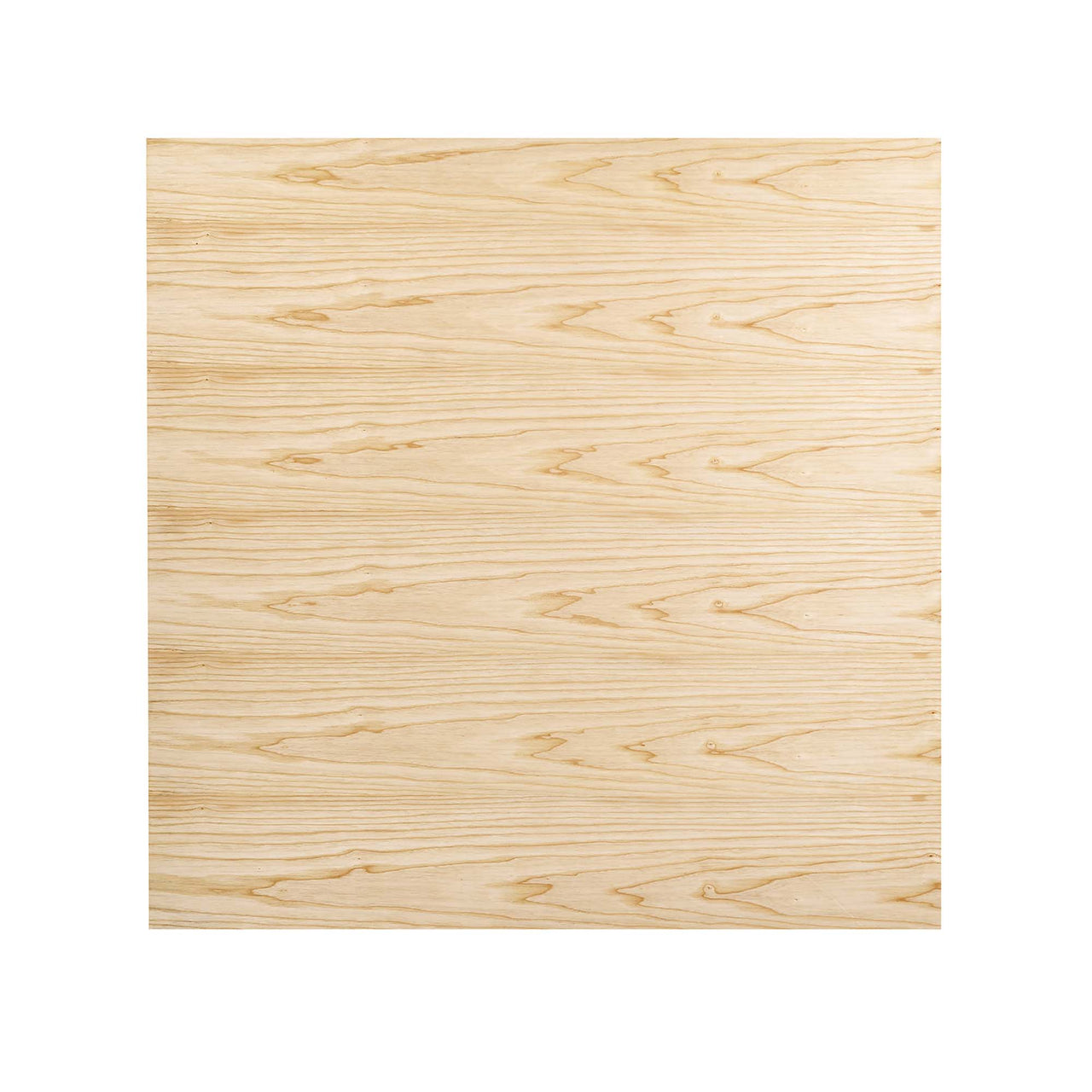 Ensemble Square Dining Table, Large, White & Natural Wood